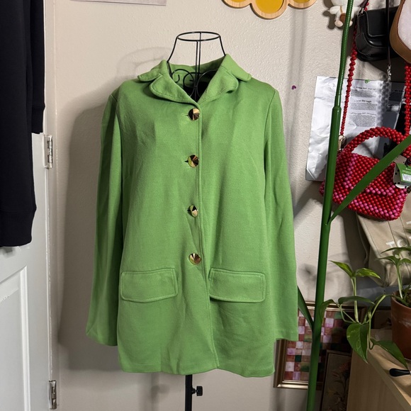 St. John Button Front Knit Jacket 10 - Picture 2 of 11